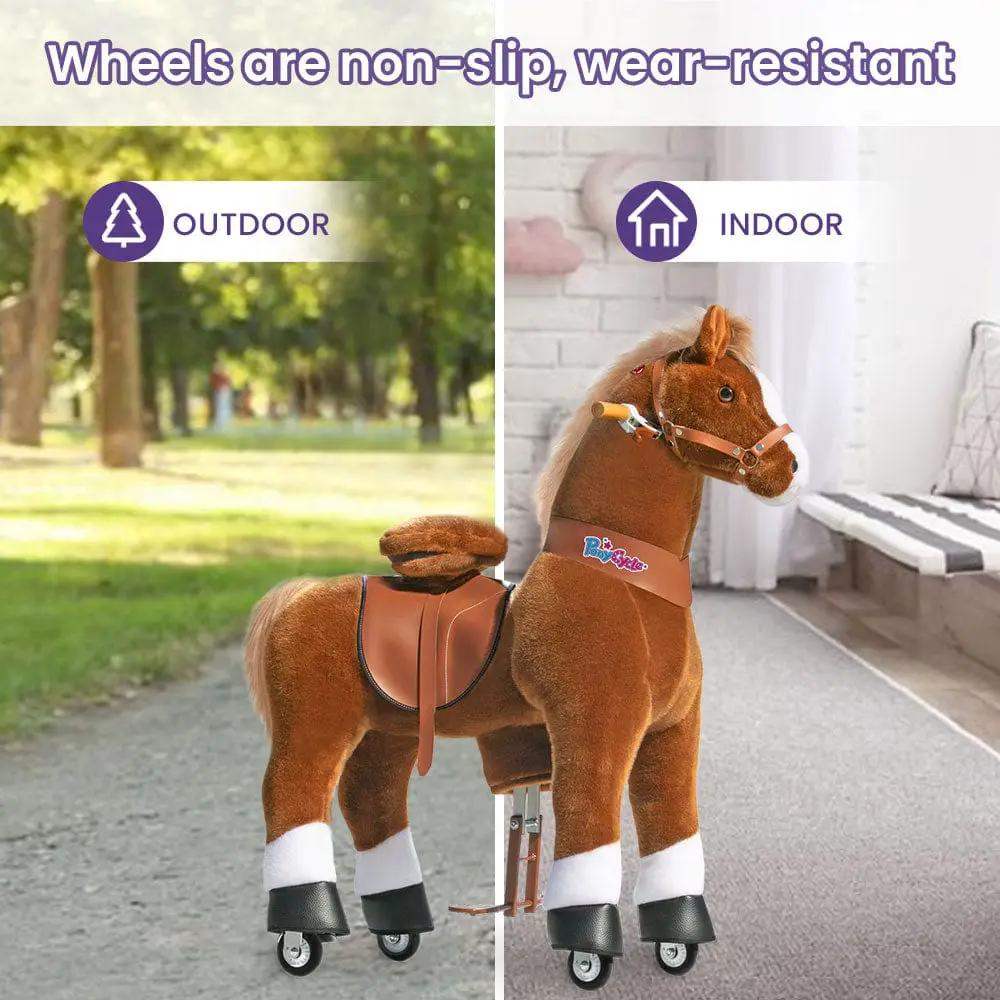 Model U® Horse Ride-On Toy Age 7+ – Brown - PonyCycle, Inc.