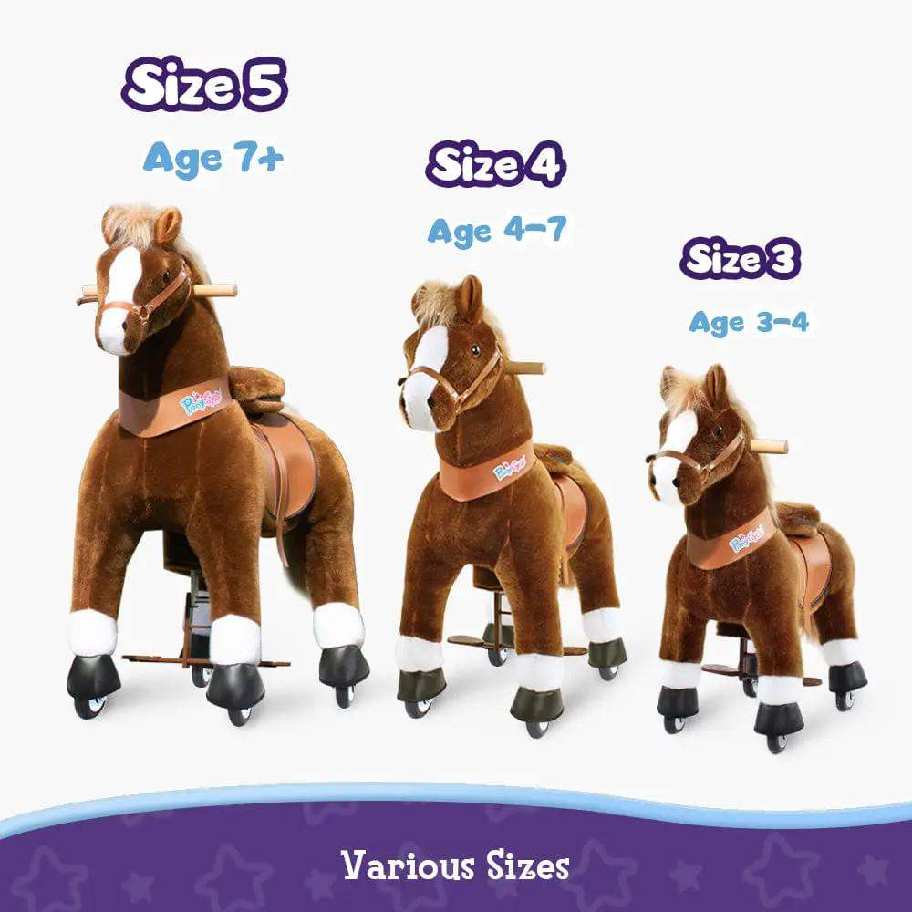 Model U® Horse Ride-On Toy Age 7+ – Brown - PonyCycle, Inc.