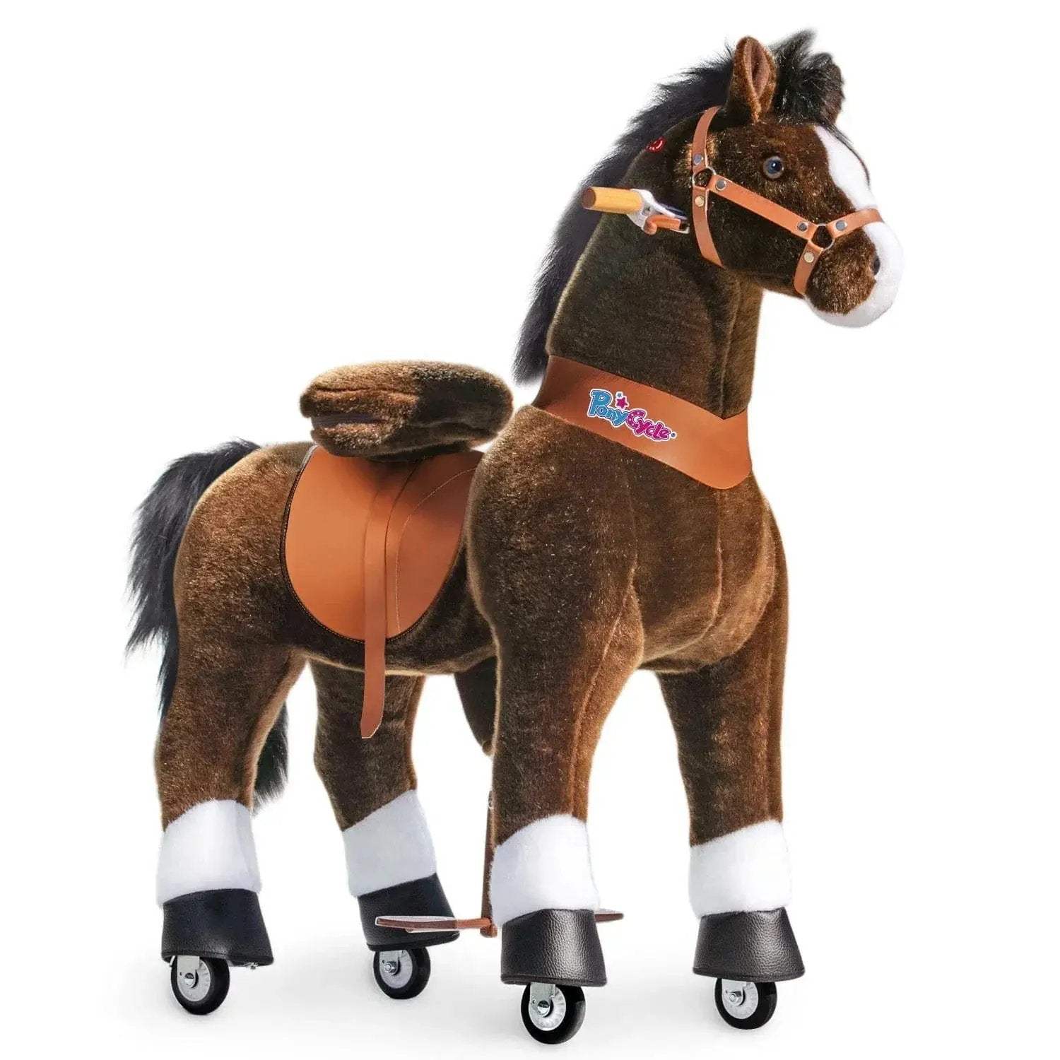 Model U® Horse Ride-On Toy Age 7+ – Chocolate - ToylandEU
