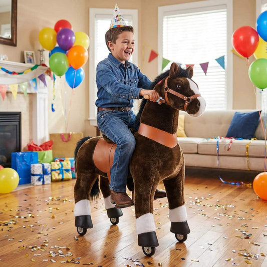  PonyCycle Ride On Horse Toy Realistic Ride Experience -  ToylandEU™