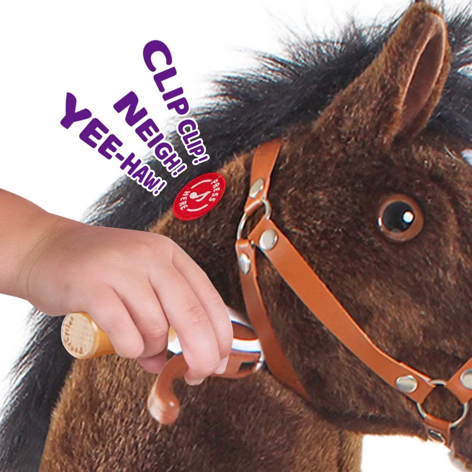 Model U® Horse Ride-On Toy Age 7+ – Chocolate - PonyCycle, Inc.