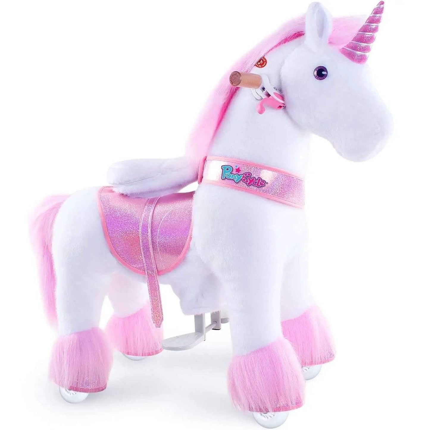 Ride On Unicorn For Kids Pink Durable Classic Design - ToylandEU