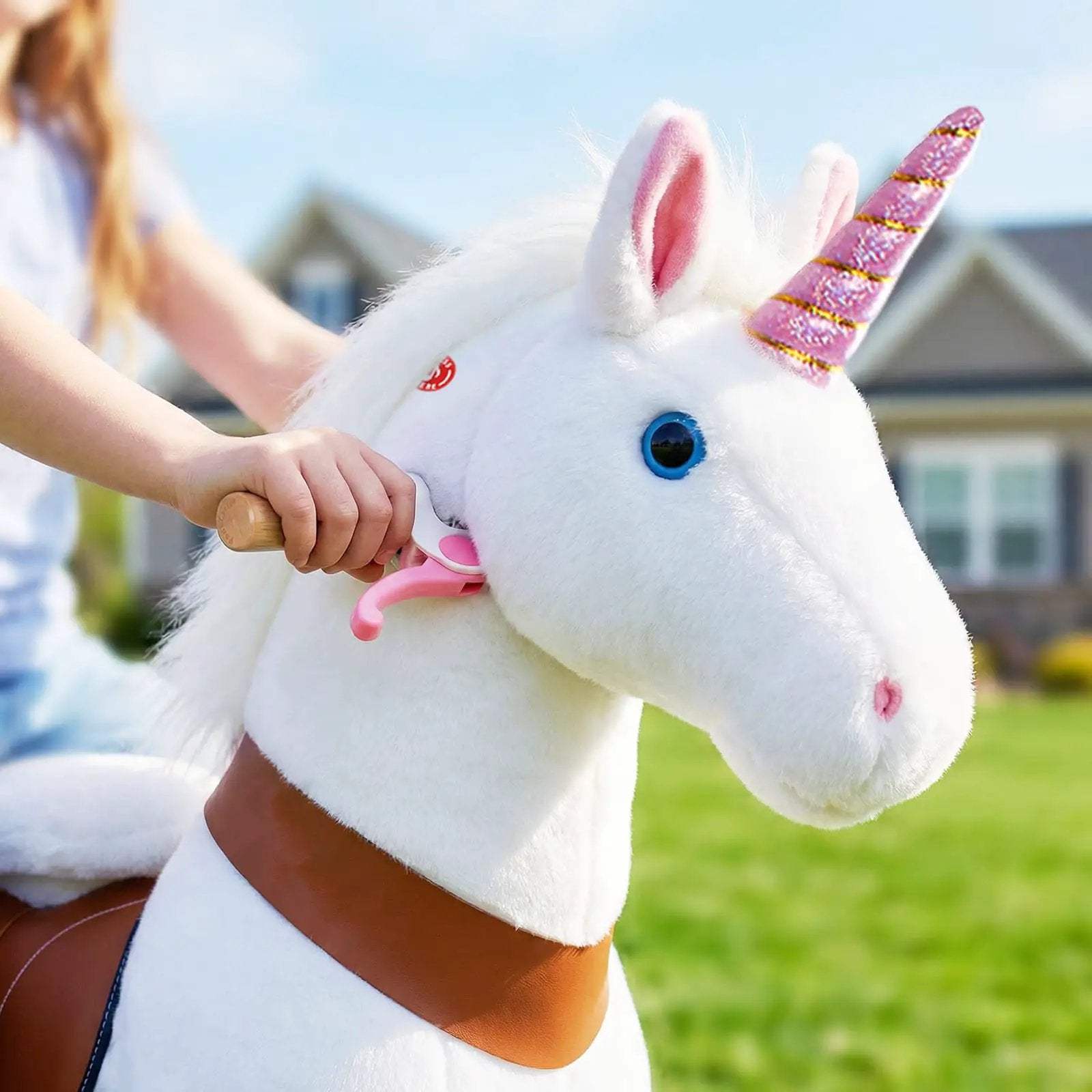 Model U® Unicorn Ride-On Toy Age 3–4 – White - PonyCycle, Inc.