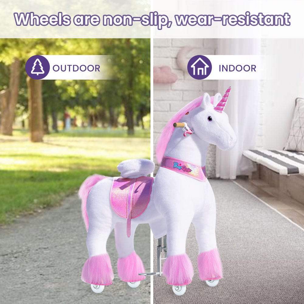 Model U® Unicorn Ride-On Toy Age 7+ – Pink - PonyCycle, Inc.