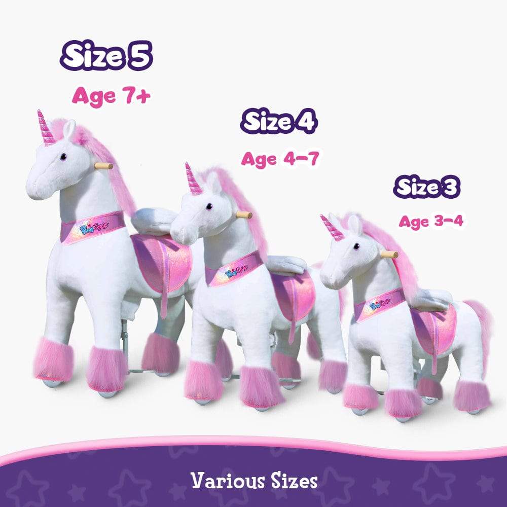 Model U® Unicorn Ride-On Toy Age 7+ – Pink - PonyCycle, Inc.