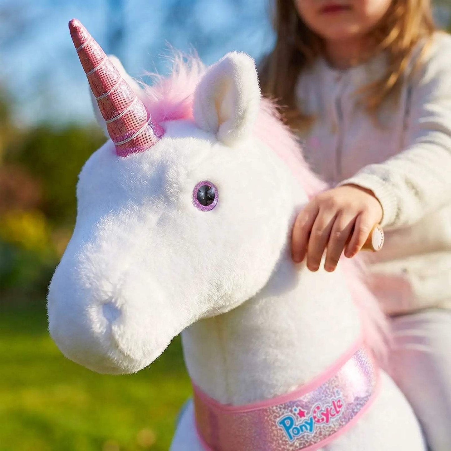Model U® Unicorn Ride-On Toy Age 7+ – Pink - PonyCycle, Inc.
