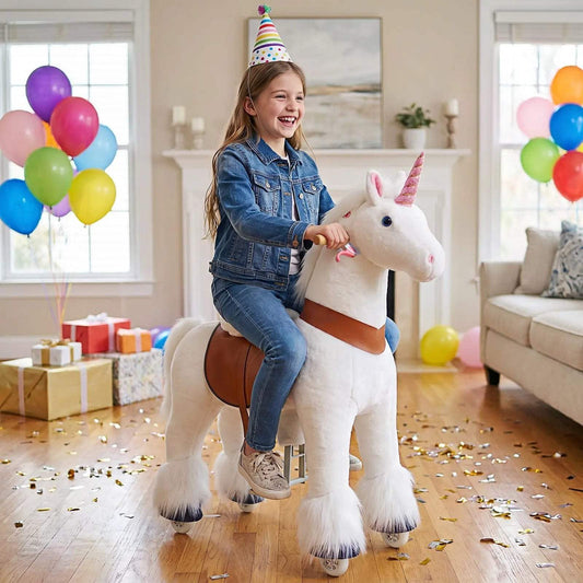  Ride On Unicorn Toy Realistic Pony Motion -  ToylandEU™