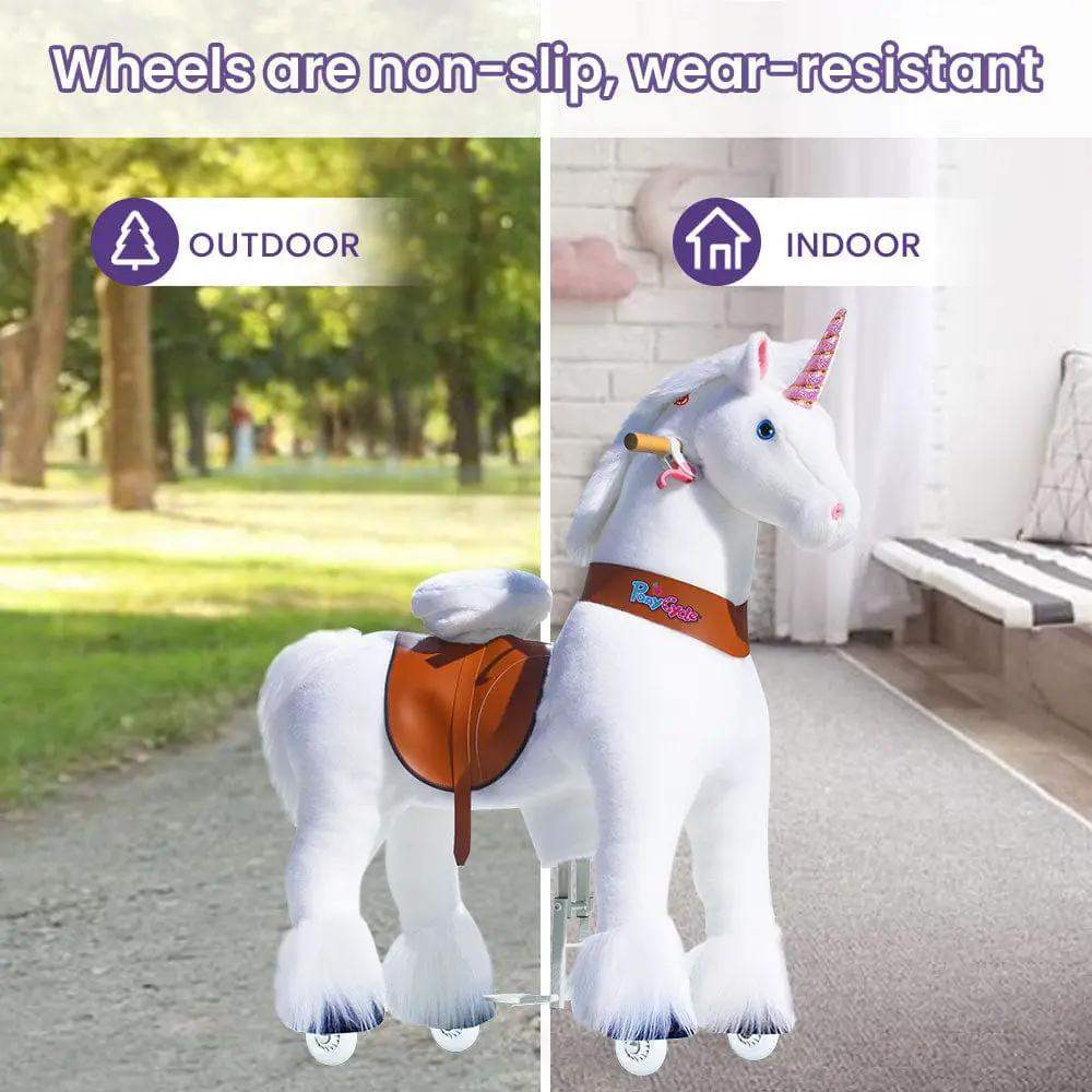 Model U® Unicorn Ride-On Toy Age 7+ – White - PonyCycle, Inc.