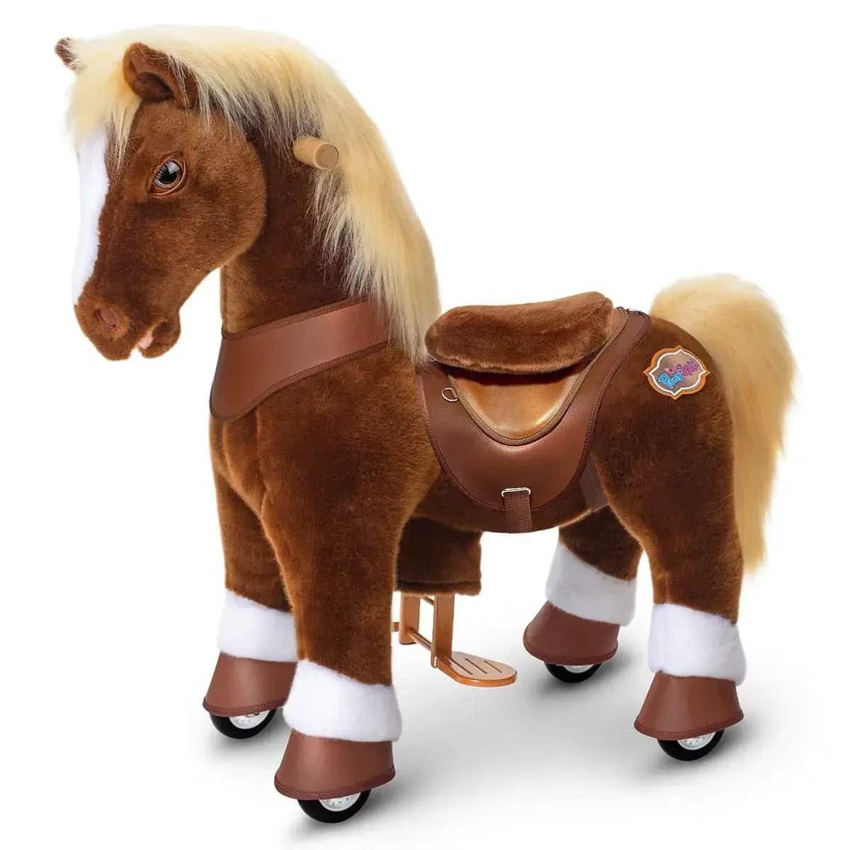 Model Y® Horse Ride-On Toy Age 3–4 – Brown - ToylandEU