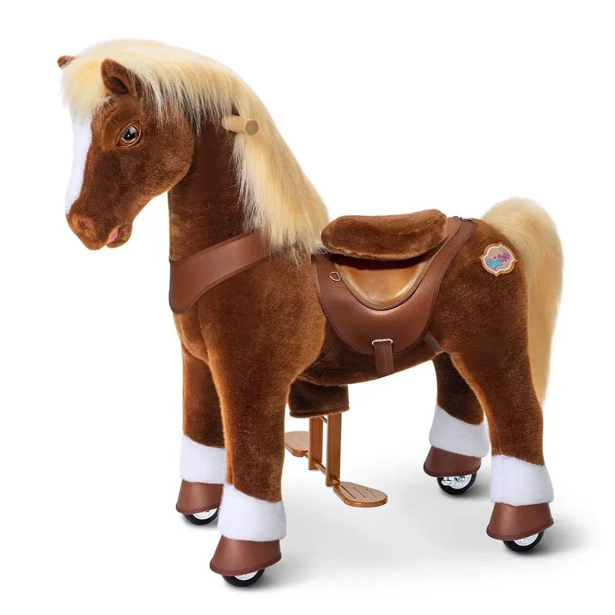Model Y® Horse Ride-On Toy Age 4–7 – Brown - ToylandEU