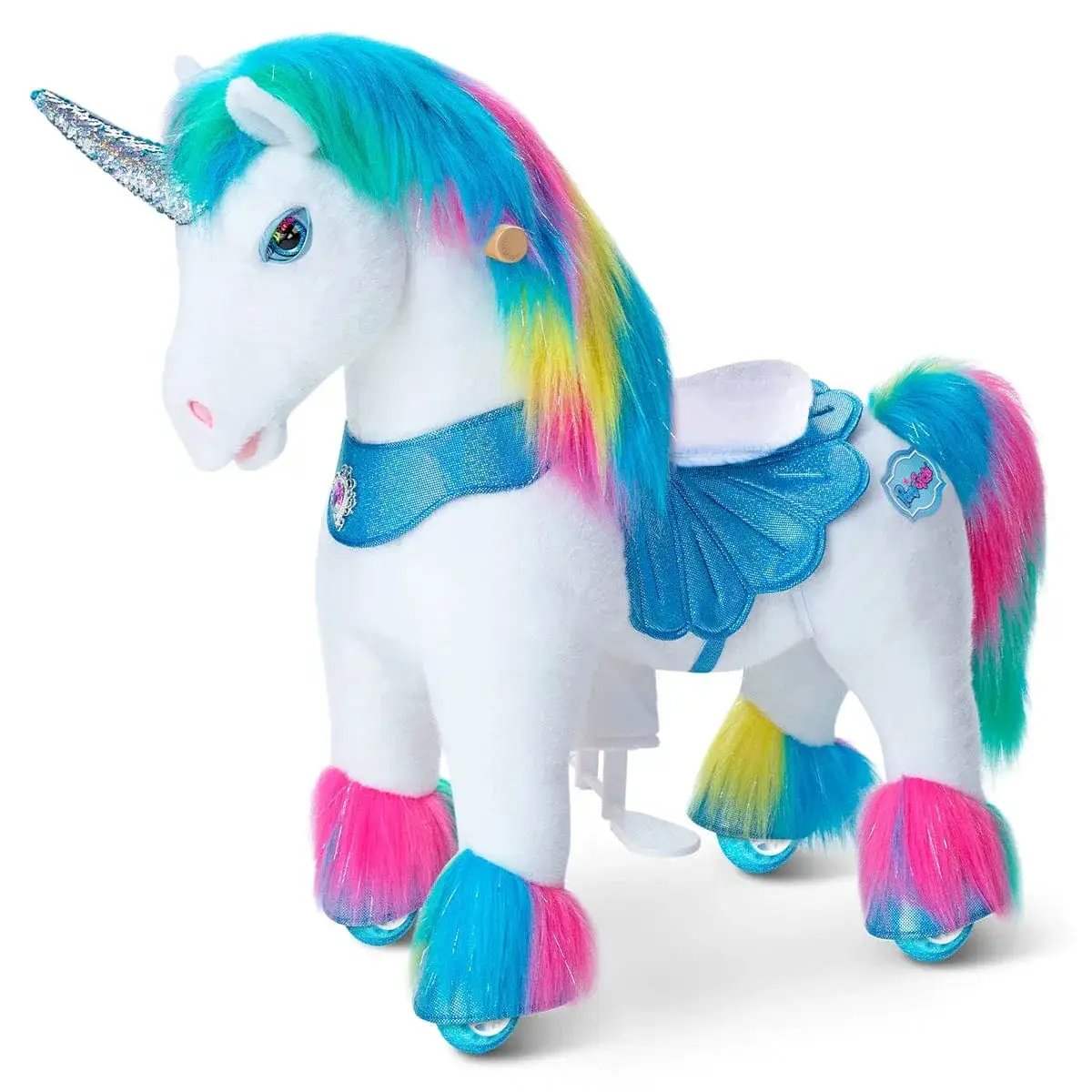 Model Y® Unicorn Ride-On Toy Age 3–4 – Rainbow - ToylandEU