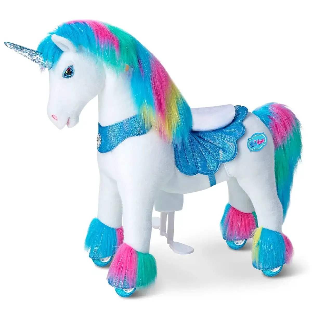 Model Y® Unicorn Ride-On Toy Age 4–7 – Rainbow - ToylandEU