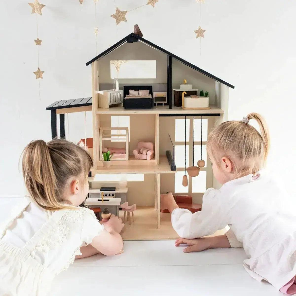  Modern Family Dollhouse Minimalist Studio Design Chic -  ToylandEU™