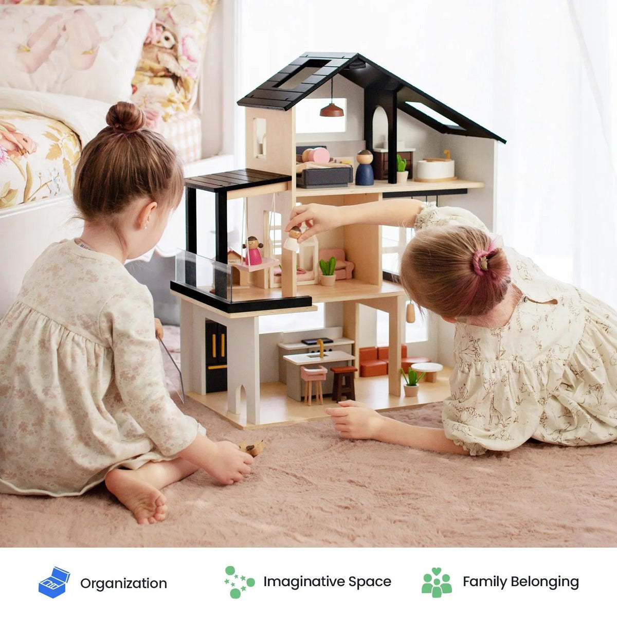 Modern Family Dollhouse Minimalist Studio Design Chic