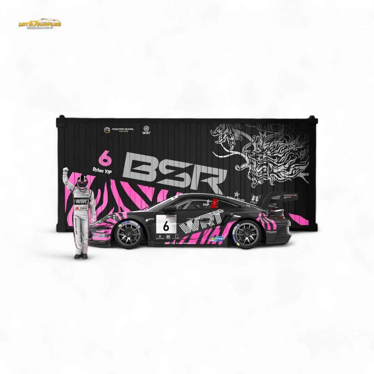 ModernArt & WRT Porsche 911 GT3 Carrera Cup Container Set 1:64 - ToylandEU