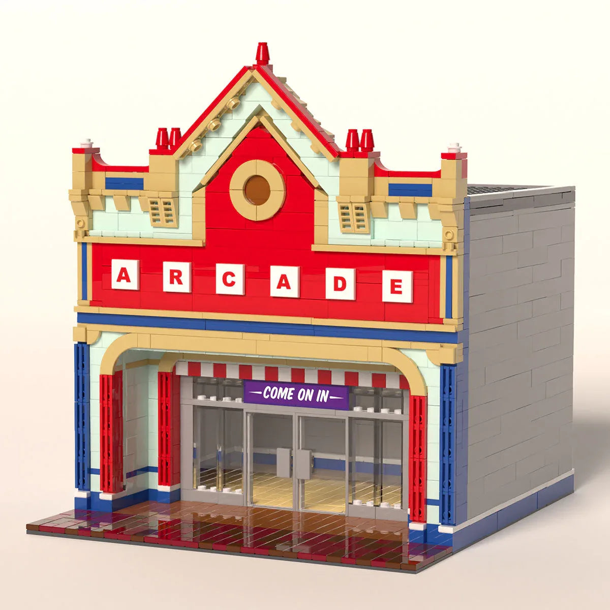 Modular Arcade Building For LEGO MOC Collectors Fits Perfectly - ToylandEU