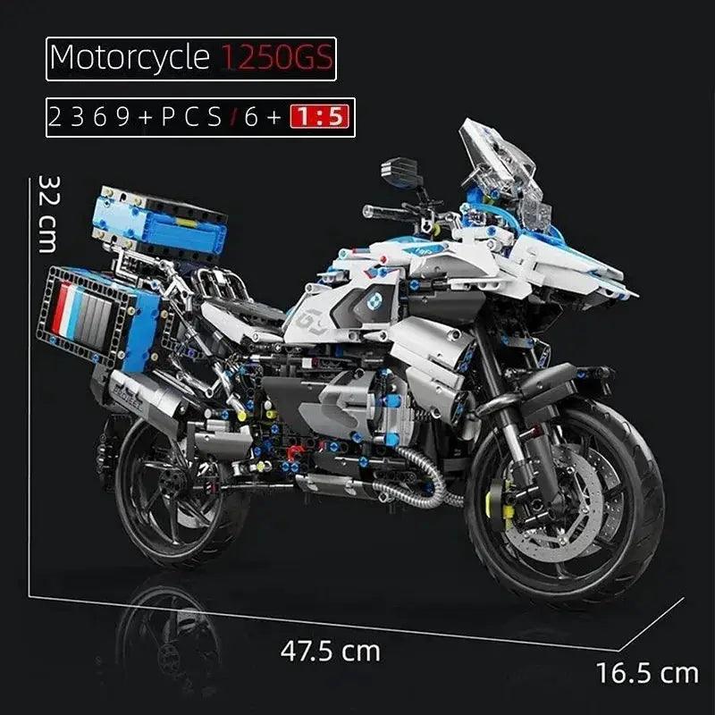  Modular Brick Motorcycle Building Blocks Creative Play -  ToylandEU™
