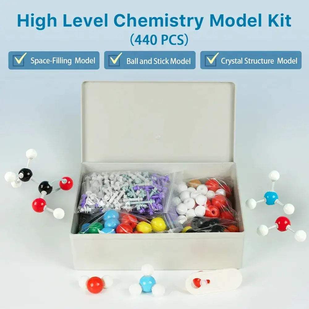 Molecular Model Kit For Chemistry Education 440 Pieces - ToylandEU