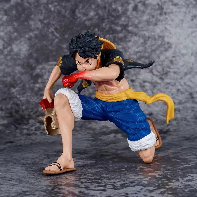  Monkey D. Luffy Anime Figurine, One Piece Anime Figure, Toys and Statues for Kids Gifts, Luffy Gear 2 