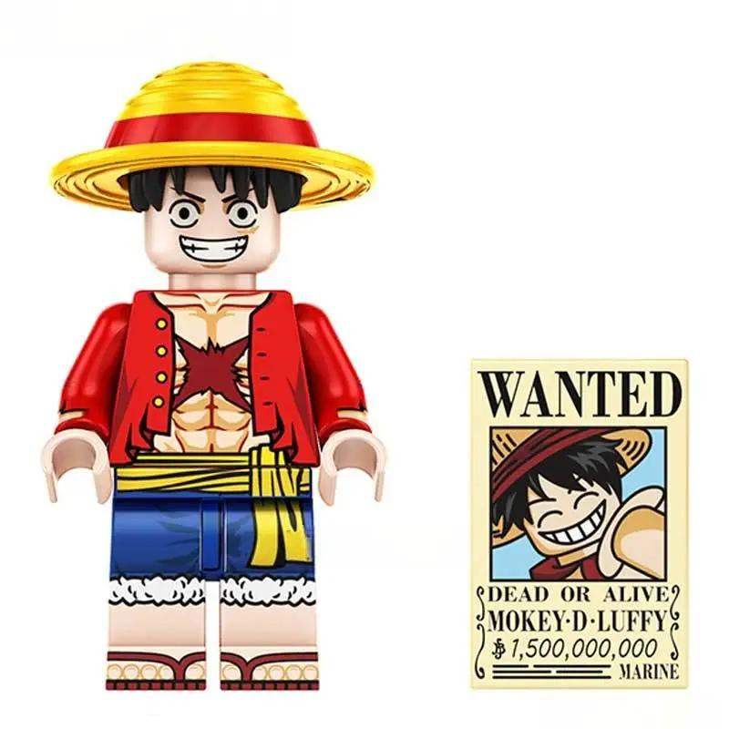  One Piece Luffy Minifigure Poseable Lego Compatible -  ToylandEU™
