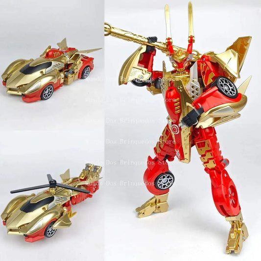 Monkey King Wukong Transforming Helicopter Car Robot Action Figure 25cm - ToylandEU