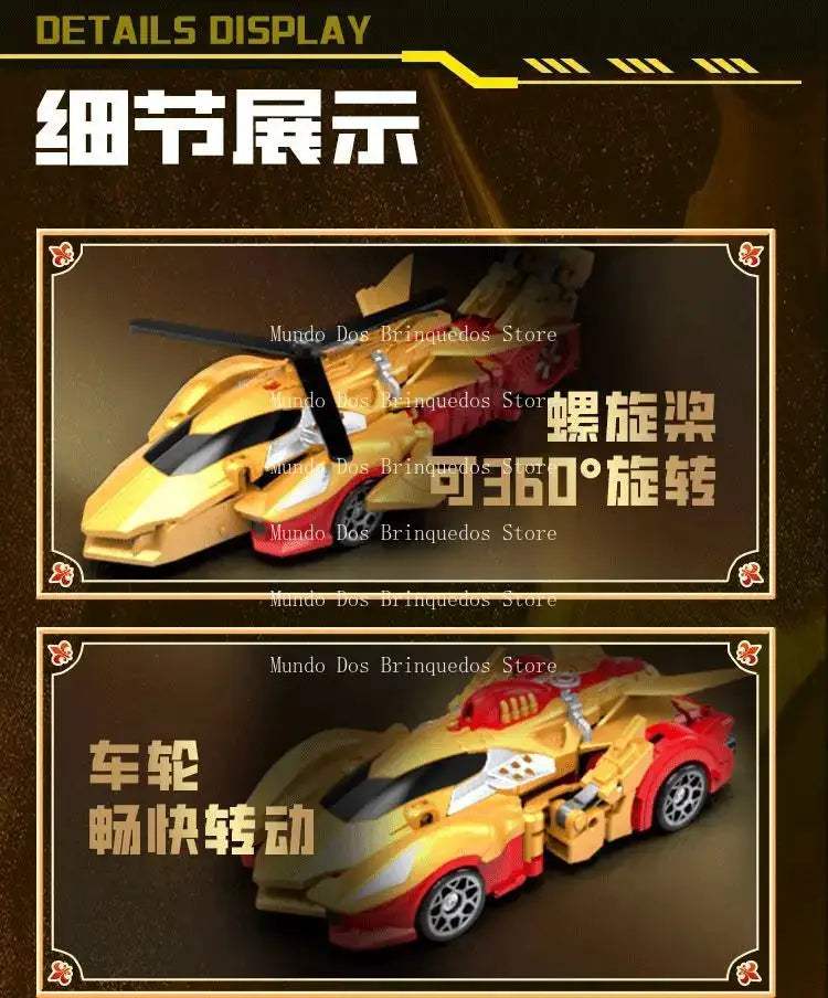 Monkey King Wukong Transforming Helicopter Car Robot Action Figure 25cm - ToylandEU