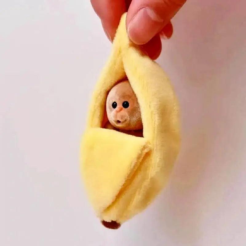 Monkey Plush Banana Toy Cozy Comfort Decor -  ToylandEU™