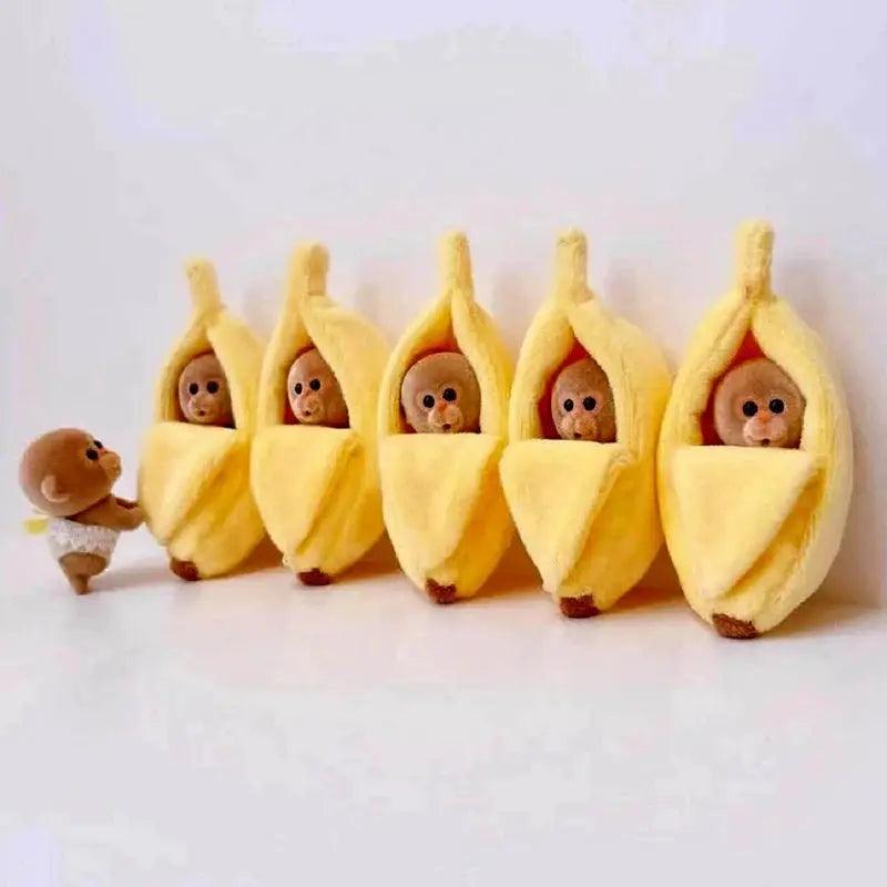  Monkey Plush Banana Toy Cozy Comfort Decor -  ToylandEU™