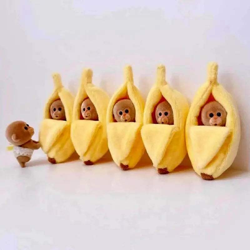  Monkey Plush Banana Toy Cozy Comfort Decor -  ToylandEU™