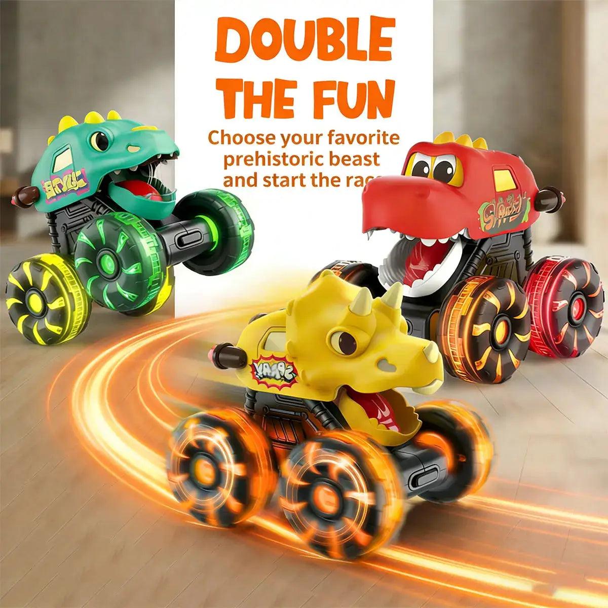  Dinosaur Monster Truck Light Up Wheels Toy For Kids -  ToylandEU™