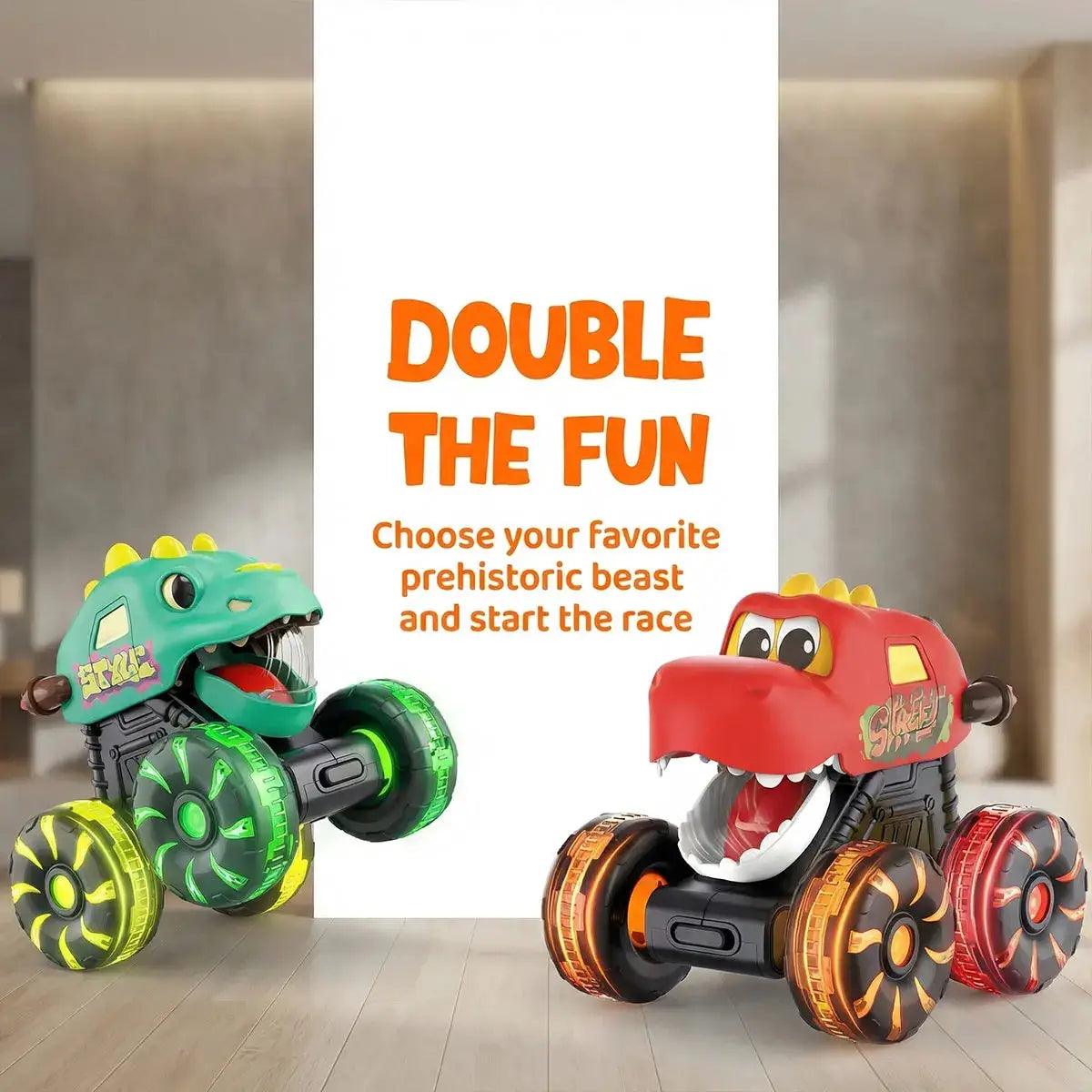  Dinosaur Monster Truck Light Up Wheels Toy For Kids -  ToylandEU™