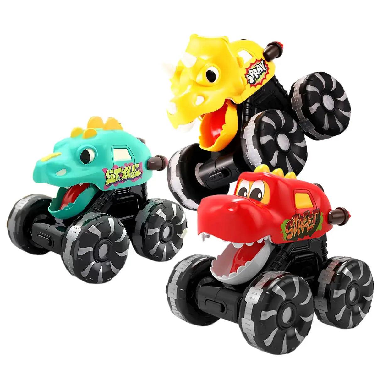  Dinosaur Monster Truck Light Up Wheels Toy For Kids -  ToylandEU™