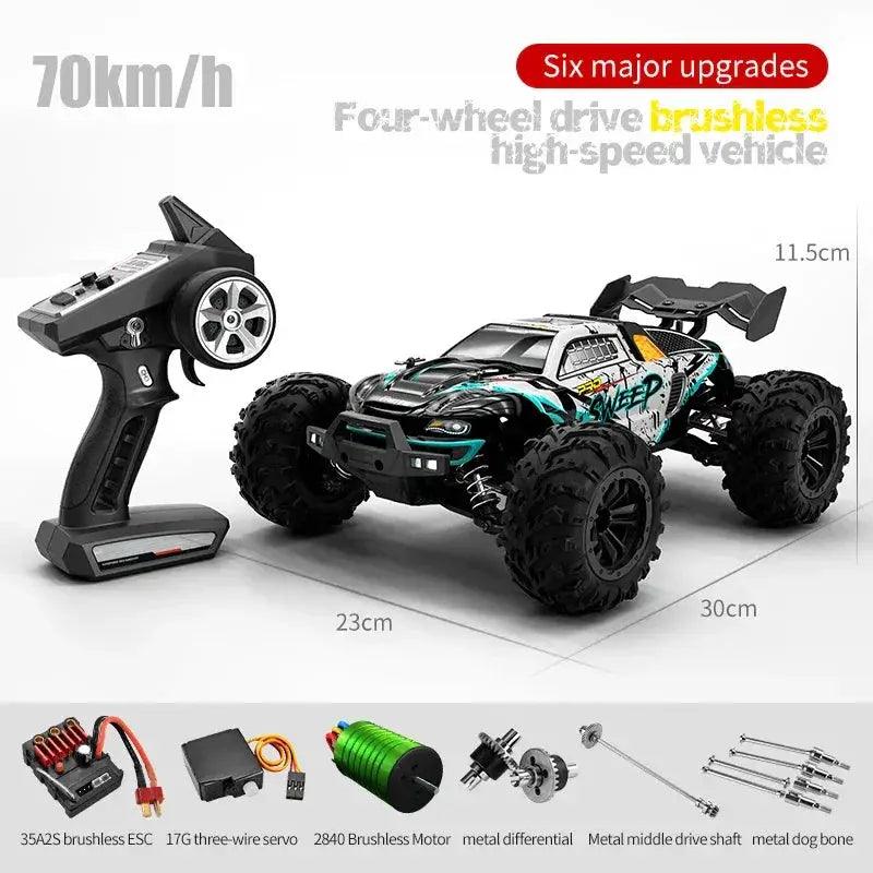 RC Monster Truck Off Road 4WD Vehicle For Boys Durable -  ToylandEU™