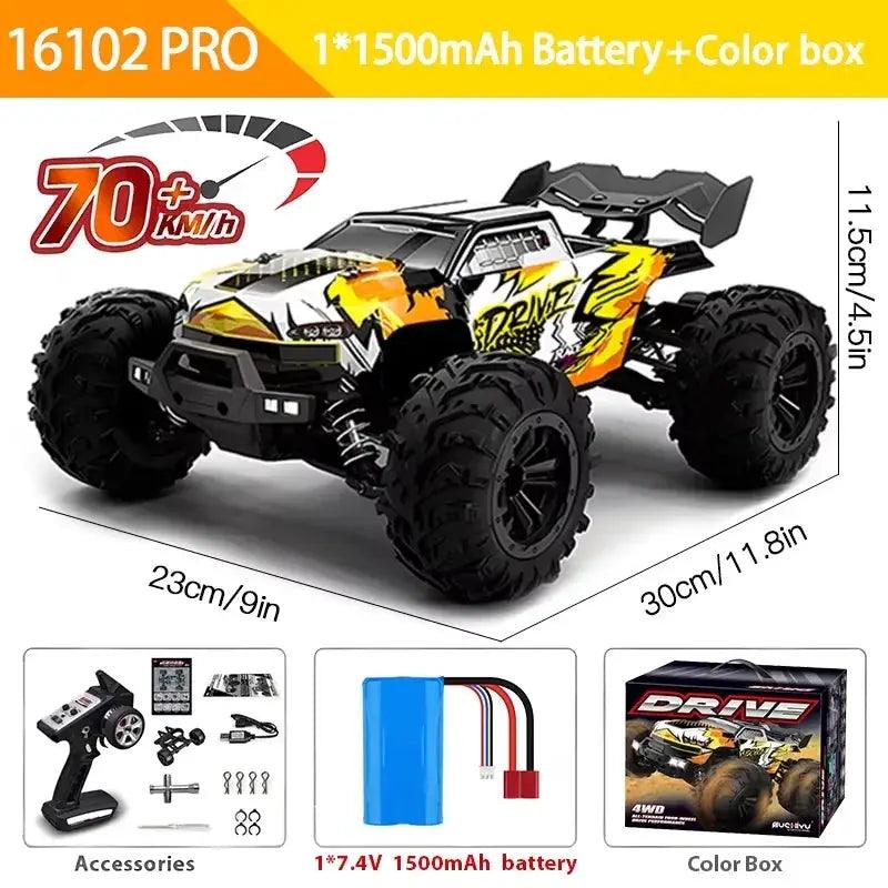  RC Monster Truck Off Road 4WD Vehicle For Boys Durable -  ToylandEU™