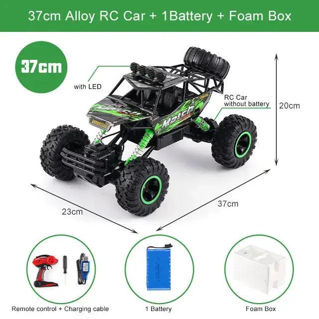 RC Monster Truck Off Road 4WD With Metal Shell LED -  ToylandEU™