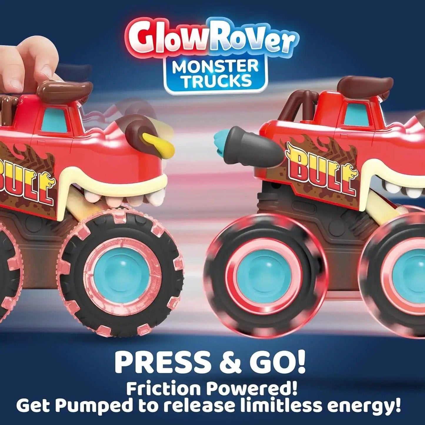  Monster Truck Toy Three Pack Light Up Cars For Kids -  ToylandEU™