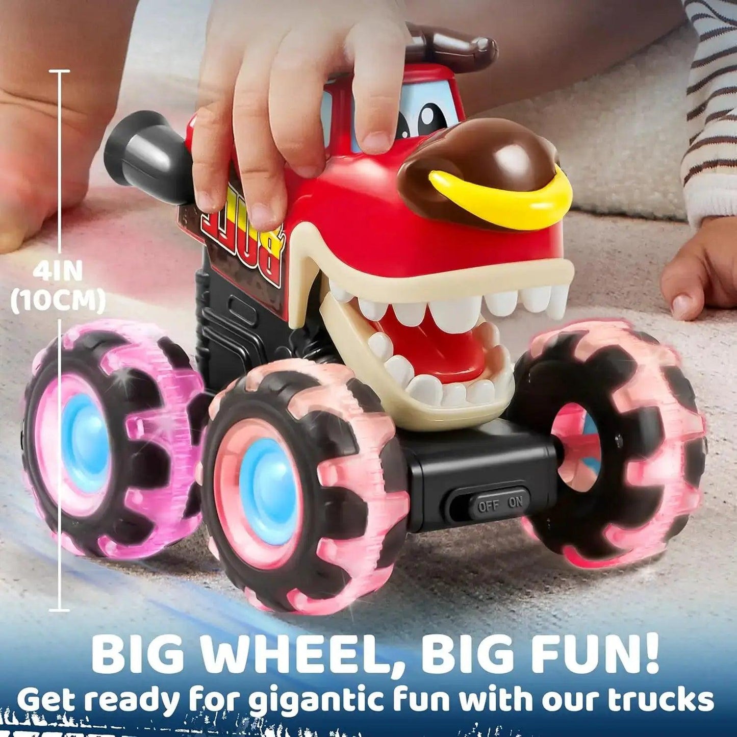  Monster Truck Toy Three Pack Light Up Cars For Kids -  ToylandEU™