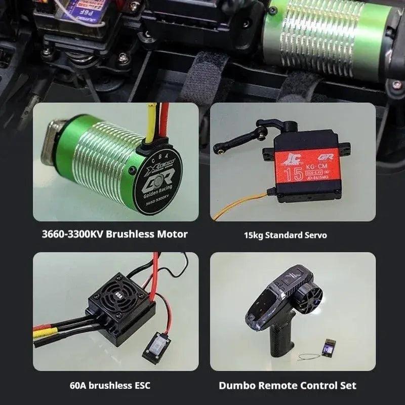  UDI M12 Pro Brushless RC Monster Truck 4WD Off Road -  ToylandEU™