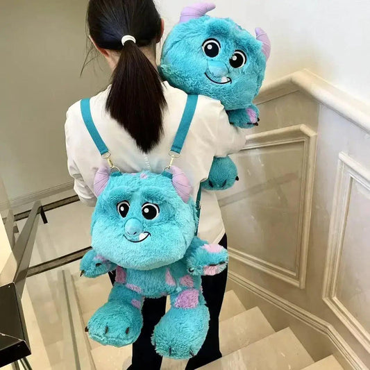  Monsters University Sullivan Plush Backpack Bandai -  ToylandEU™
