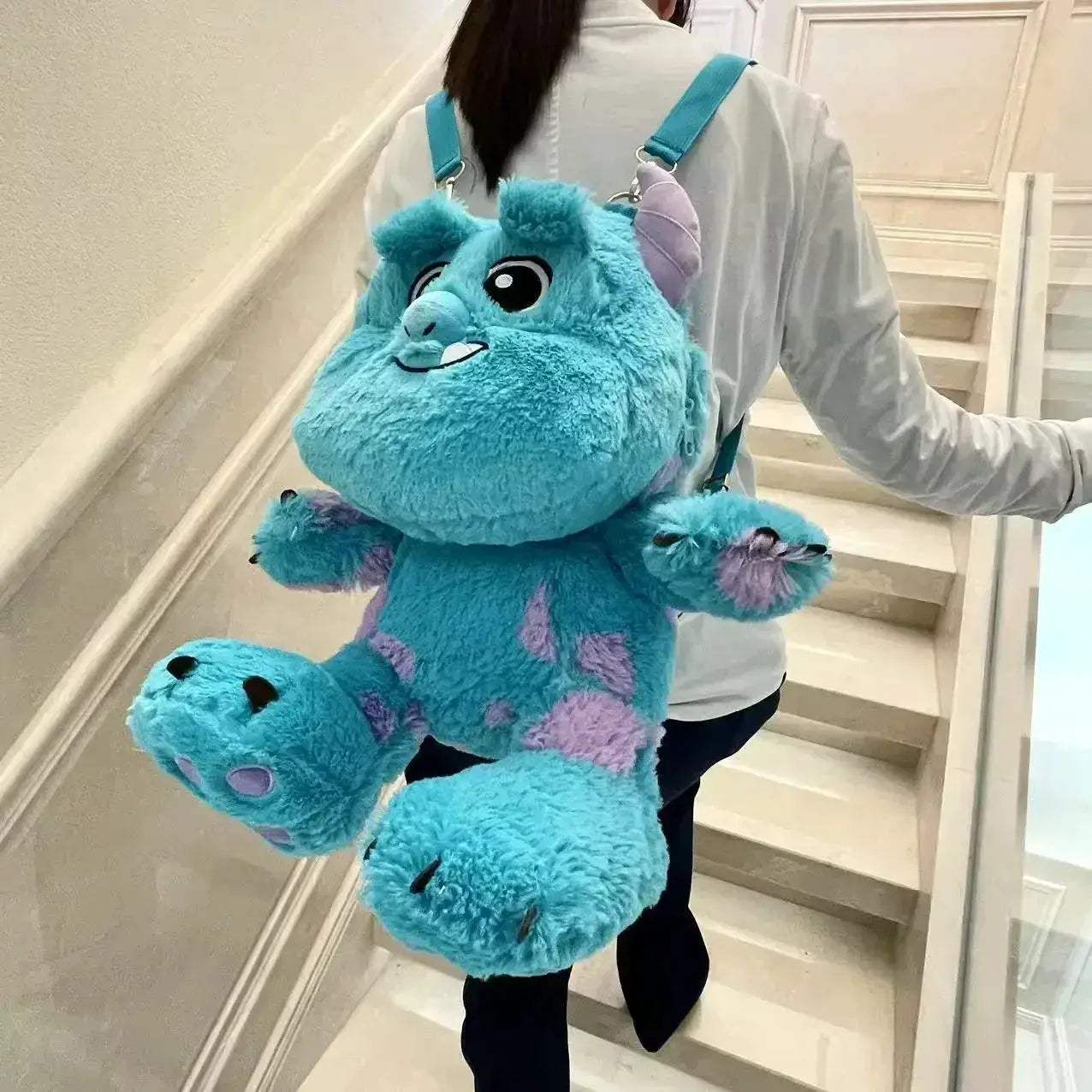 Monsters University Sullivan Plush Backpack With Big Eyes - ToylandEU