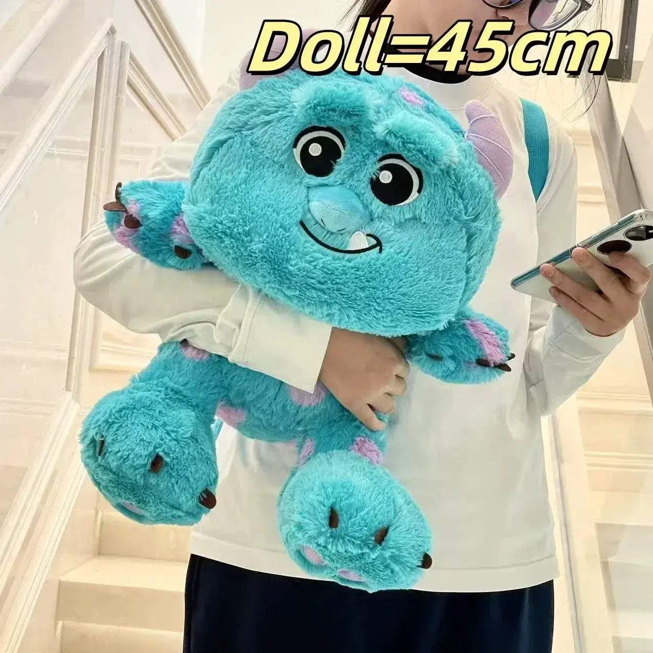 Monsters University Sullivan Plush Backpack With Big Eyes - ToylandEU
