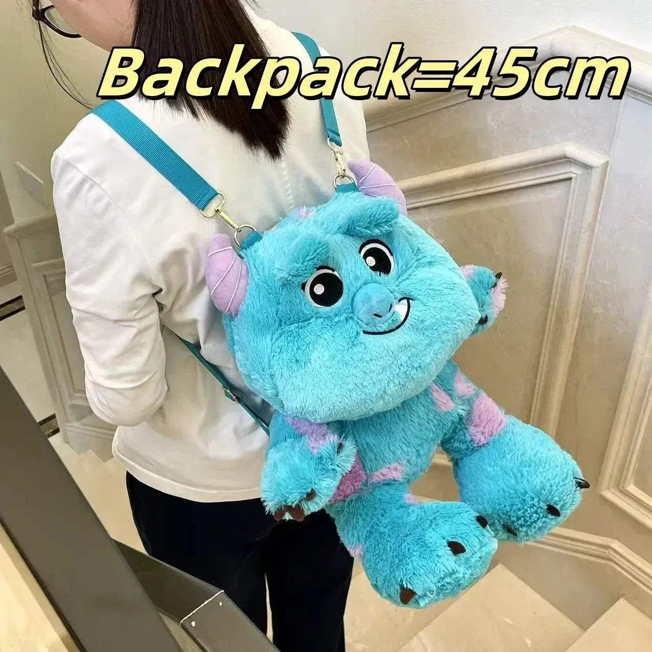 Monsters University Sullivan Plush Backpack With Big Eyes - ToylandEU