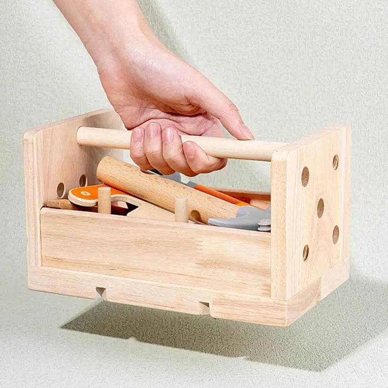 16-Piece Montessori Wooden Tool Set - Creative Play for Kids - ToylandEU