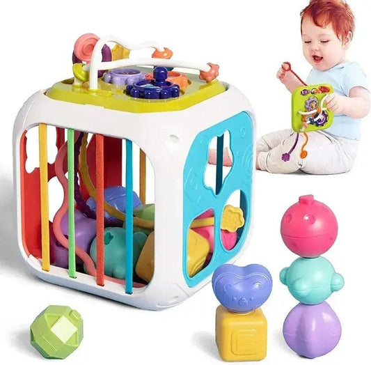  Montessori 7 In 1 Baby Toys Educational Shape Sorter -  ToylandEU™