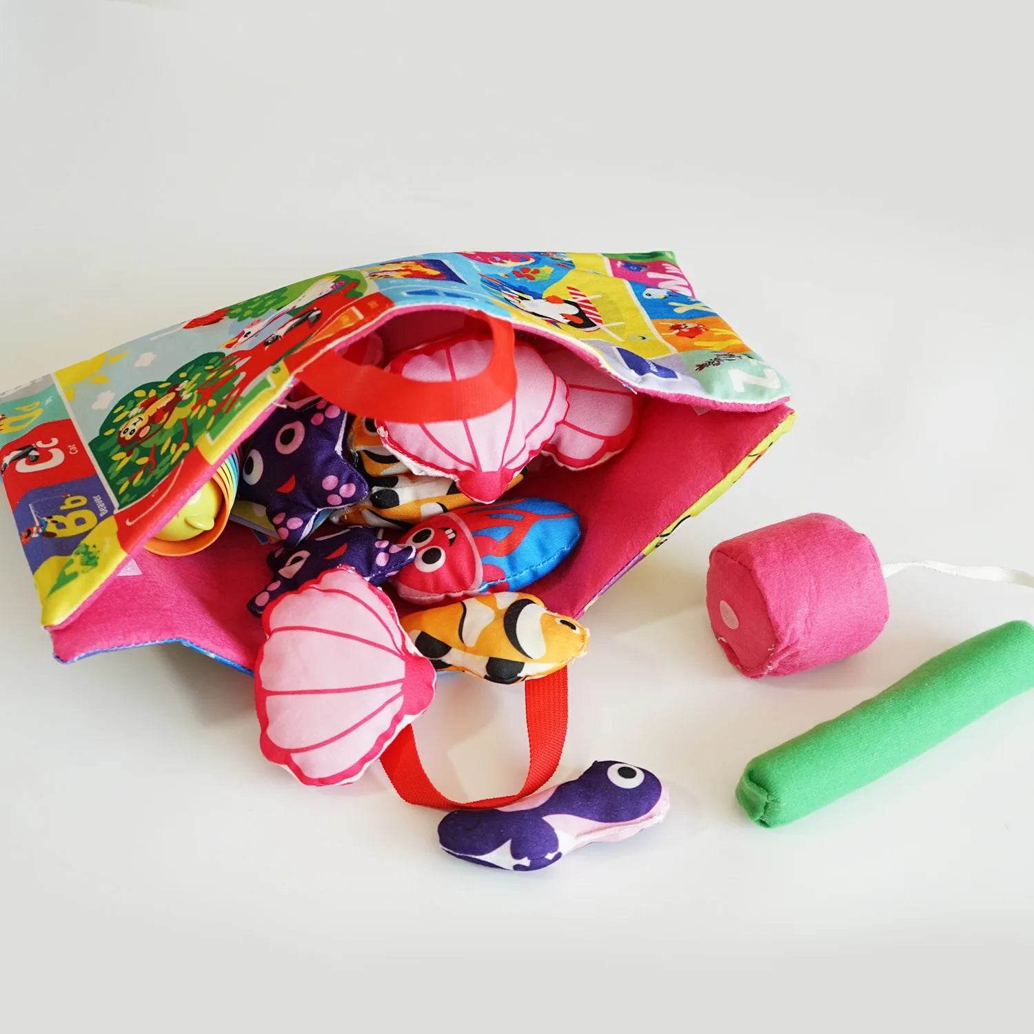 Montessori ABC 123 Colors Fishing Toy Develops Language Motor Skills Creativity - ToylandEU