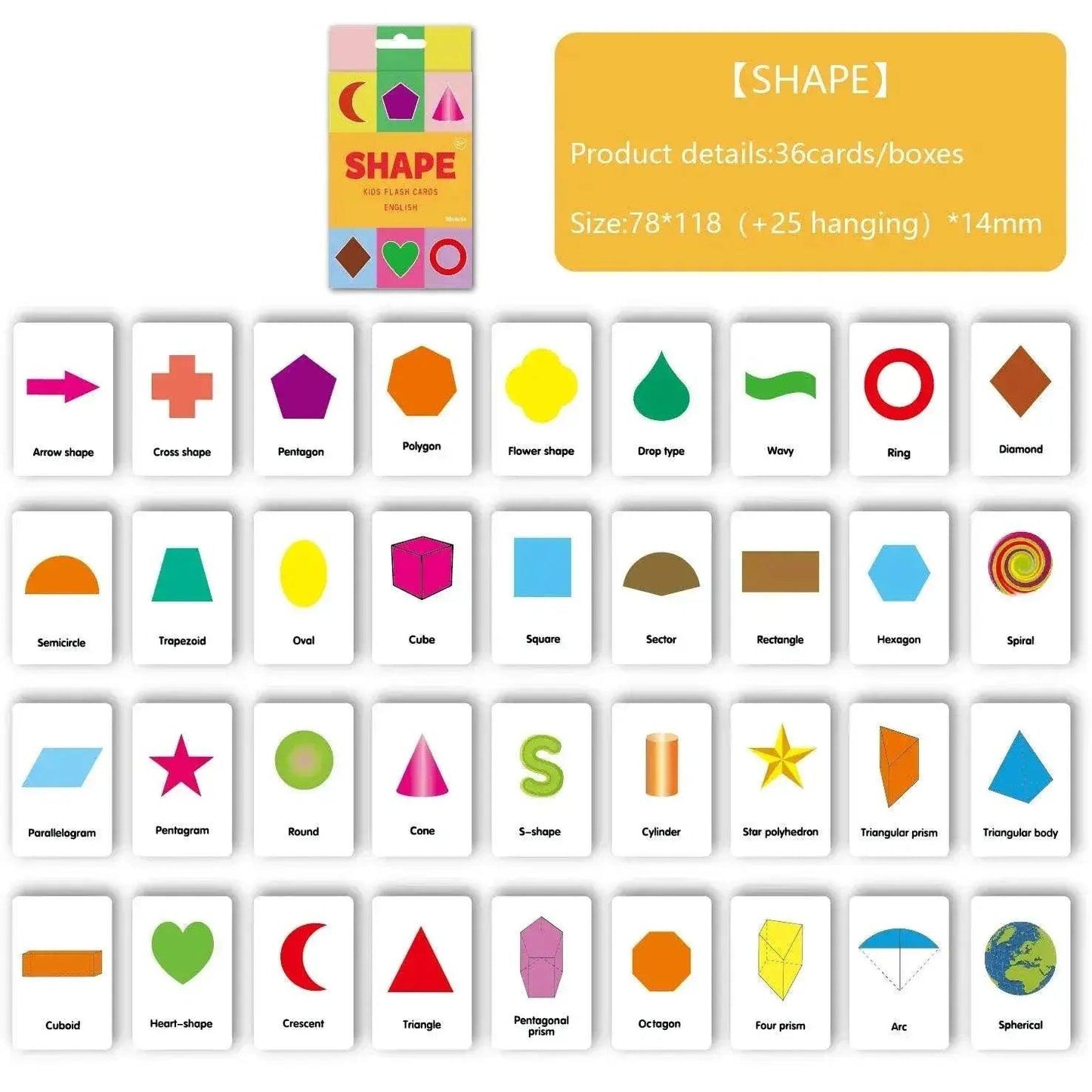  Montessori Alphabet Flashcards For Kids Ages 3 To 14, 36 Cards, 8 Themed Sets For Reading And Writing Skills -  ToylandEU™