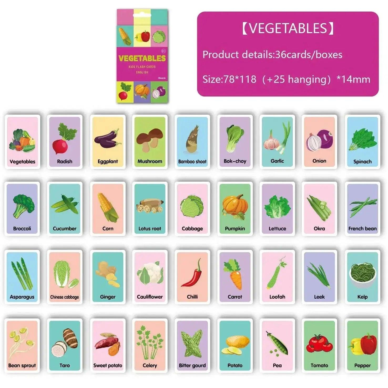 Montessori Alphabet Flashcards For Kids Ages 3 To 14, 36 Cards, 8 Themed Sets For Reading And Writing Skills -  ToylandEU™