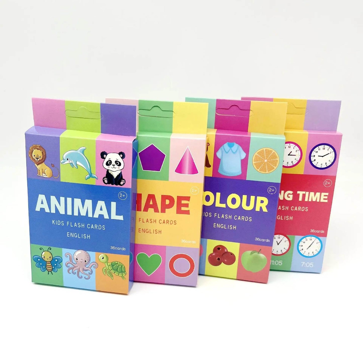 Montessori Alphabet Flashcards for Kids 3-14 Years 36 Cards 8 Themes Educational Toys Reading Writing - ToylandEU