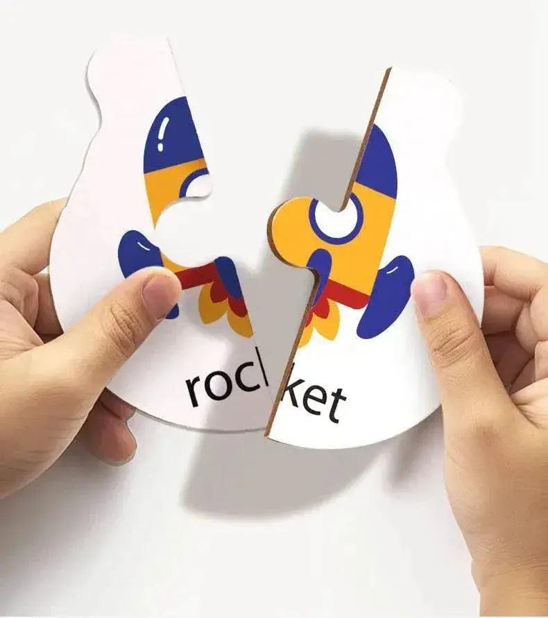  Montessori Alphabet Learning Puzzle Toy Wooden Letter Matching Game For Toddlers 3 To 6 -  ToylandEU™