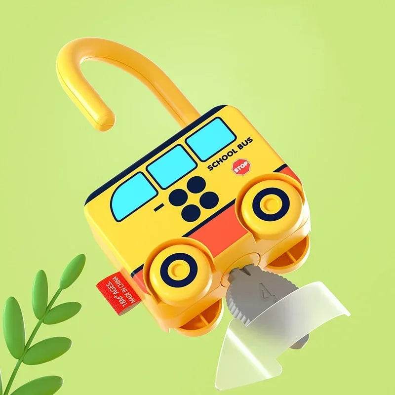 Kids Alphabet Lock Key Matching Educational Toys Montessori Number Matching Locking Toddler Learning Word Homeschool Toys - ToylandEU